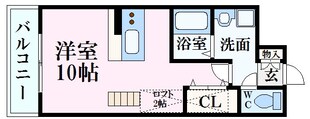 金屋町グランデの物件間取画像